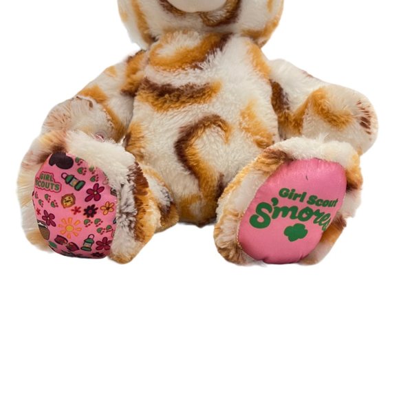 Build A Bear Workshop Girl Scouts Smores Cookie Teddy Bear Stuffed Animal Plush - Picture 4 of 15